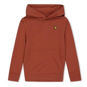 Lyle & Scott Childrens/Kids Logo Drawstring Hoodie / Brick